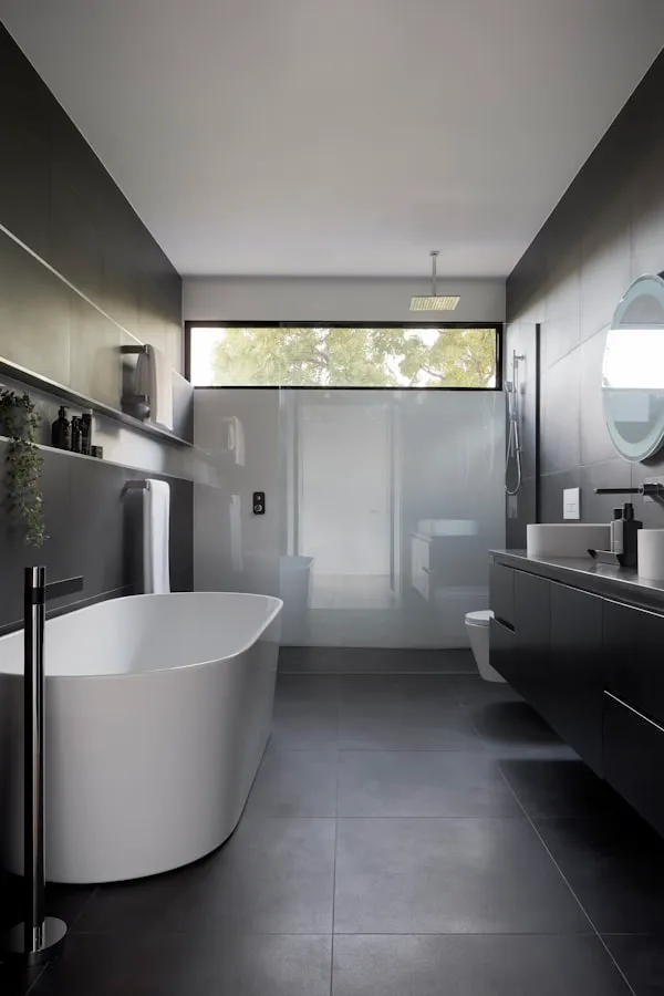 Contemporary Design - Minimalist bathroom in Cork City